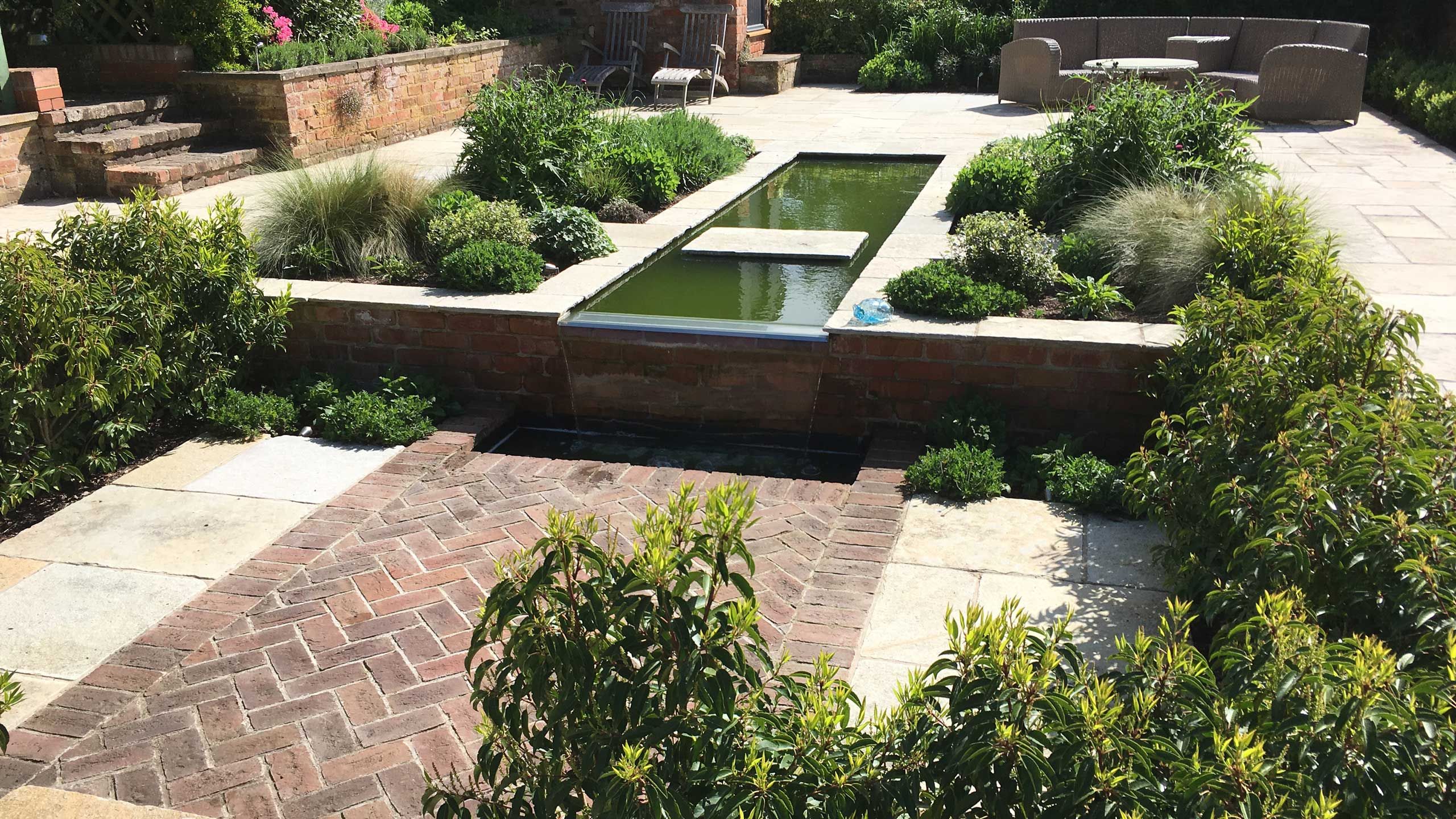 Reconstruction of derelict swimming pools Battledown Cheltenham